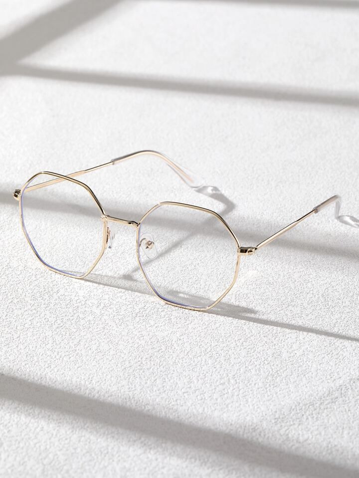 Optician helping a customer choose glasses